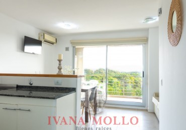 Departamento en venta 2 ambientes en Zentiva, Pinamar con parrilla